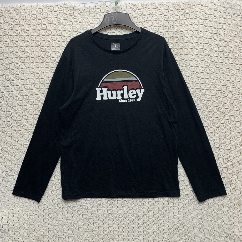 Hurley T Shirt Adult Men's Medium‎ Lightweight Long Sleeve Since 1999